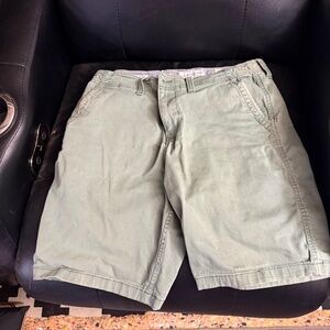 Lucky Brand mens green cotton 34 shorts